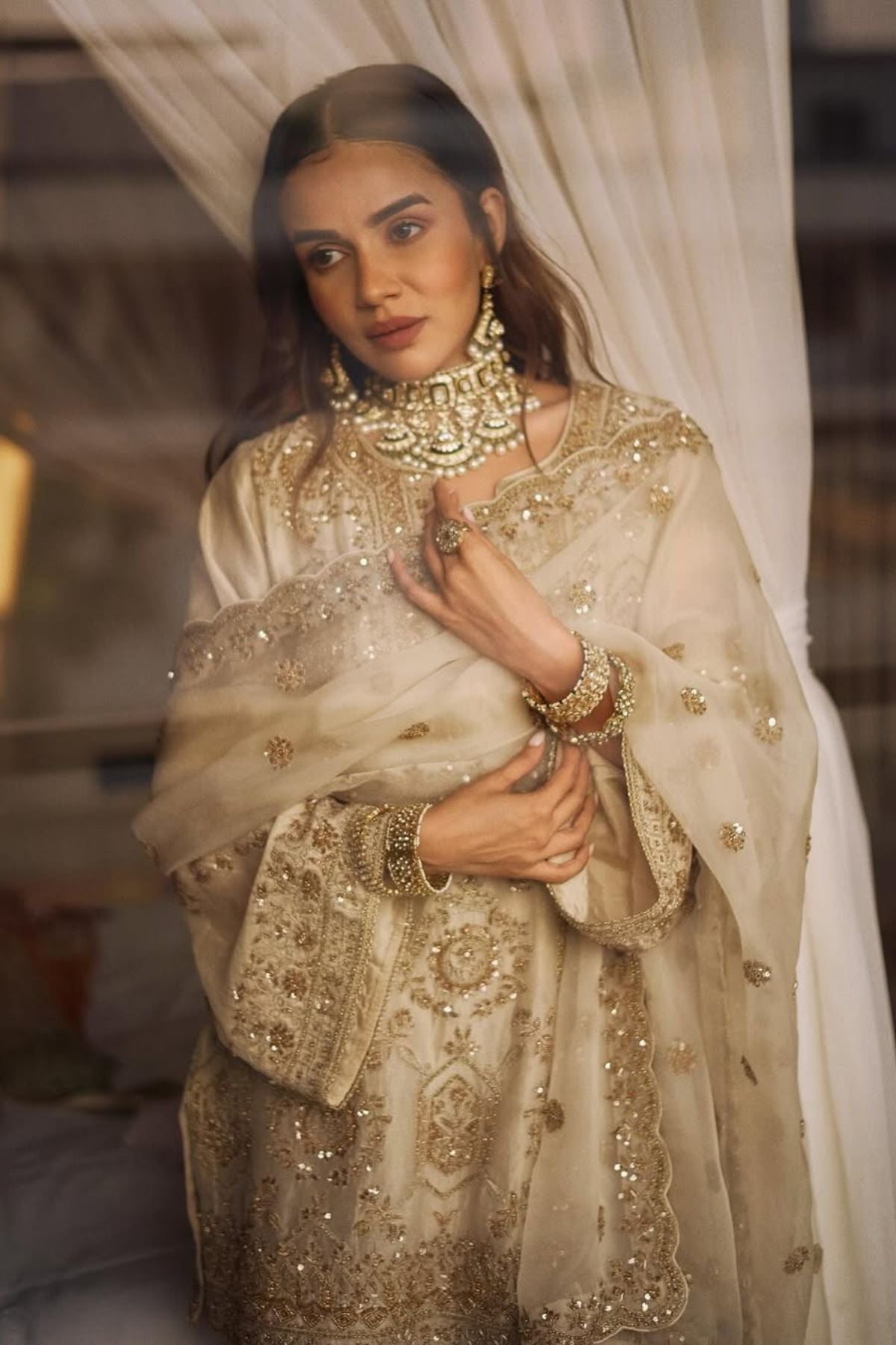 Golden Hour Gharara Set