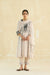 Nude Beige  Kalidaar Embroidered Kurta Set