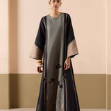 Noon - Black & Sage Kaftan
