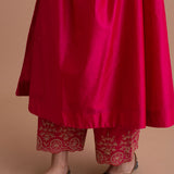 Pin-Tuck and Zari Kurta Set