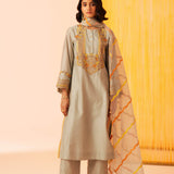 Waves Embroidered Kurta Set