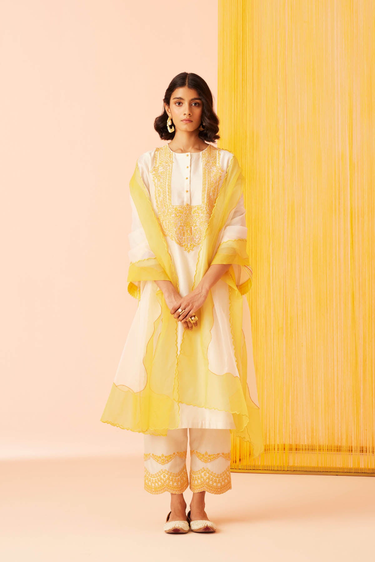 Ivory Bliss Kurta Set-RTS