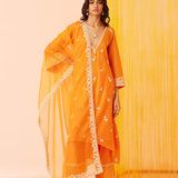 Orange Daydream Dori Kurta Set-RTS