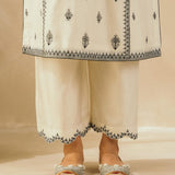 Ebony & Ivory Mughal Kurta Set