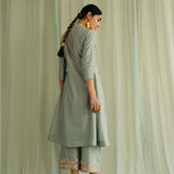 Geometric Applique Kurta Set