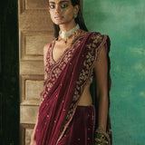 Gulzar Embroidered Saree-RTS