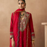 Prana - Deep Red Kurta Set