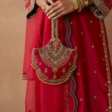 Prana - Deep Red Kurta Set