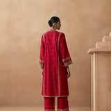 Prana - Deep Red Kurta Set