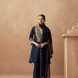 Satya - Navy Blue Kurta Set