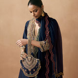 Satya - Navy Blue Kurta Set