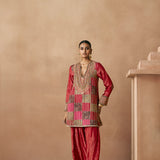 Mehrab - Deep Red Kurta Set