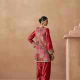 Mehrab - Deep Red Kurta Set