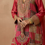 Mehrab - Deep Red Kurta Set