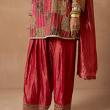 Mehrab - Deep Red Kurta Set