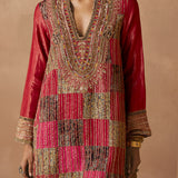 Mehrab - Deep Red Kurta Set