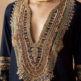 Satya - Navy Blue Kurta Set
