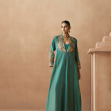 Dham - Forest Green Abaya Dress