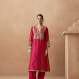 Sama - Crimson Magenta Kurta Set