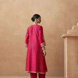 Sama - Crimson Magenta Kurta Set