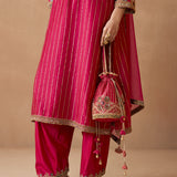 Sama - Crimson Magenta Kurta Set