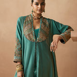 Dham - Forest Green Abaya Dress