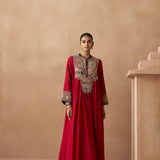 Tattva - Deep Red Anarkali