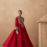 Tattva - Deep Red Anarkali
