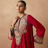Tattva - Deep Red Anarkali