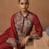 Tattva - Deep Red Anarkali