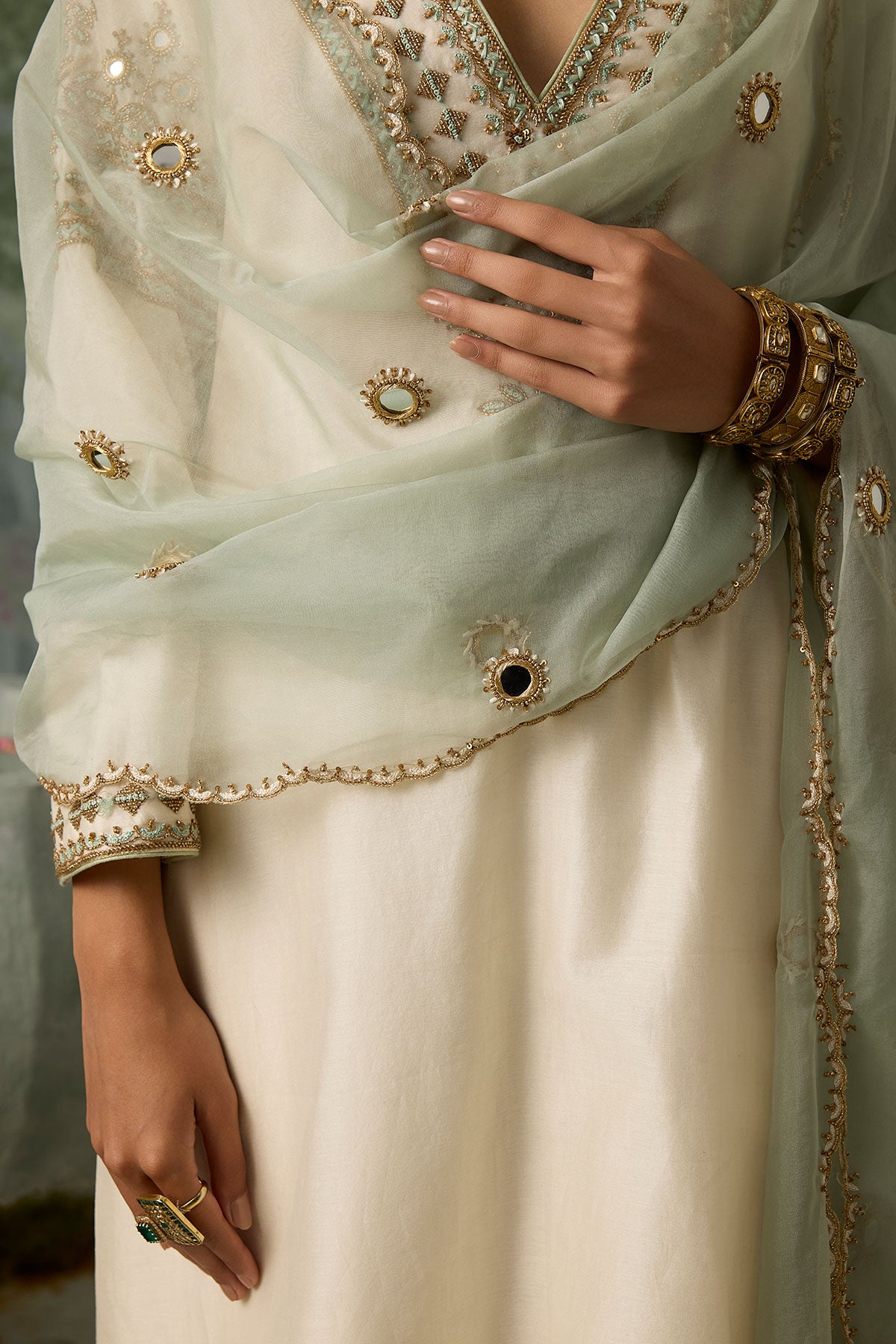 Indu Asymmetrical Kurta Set