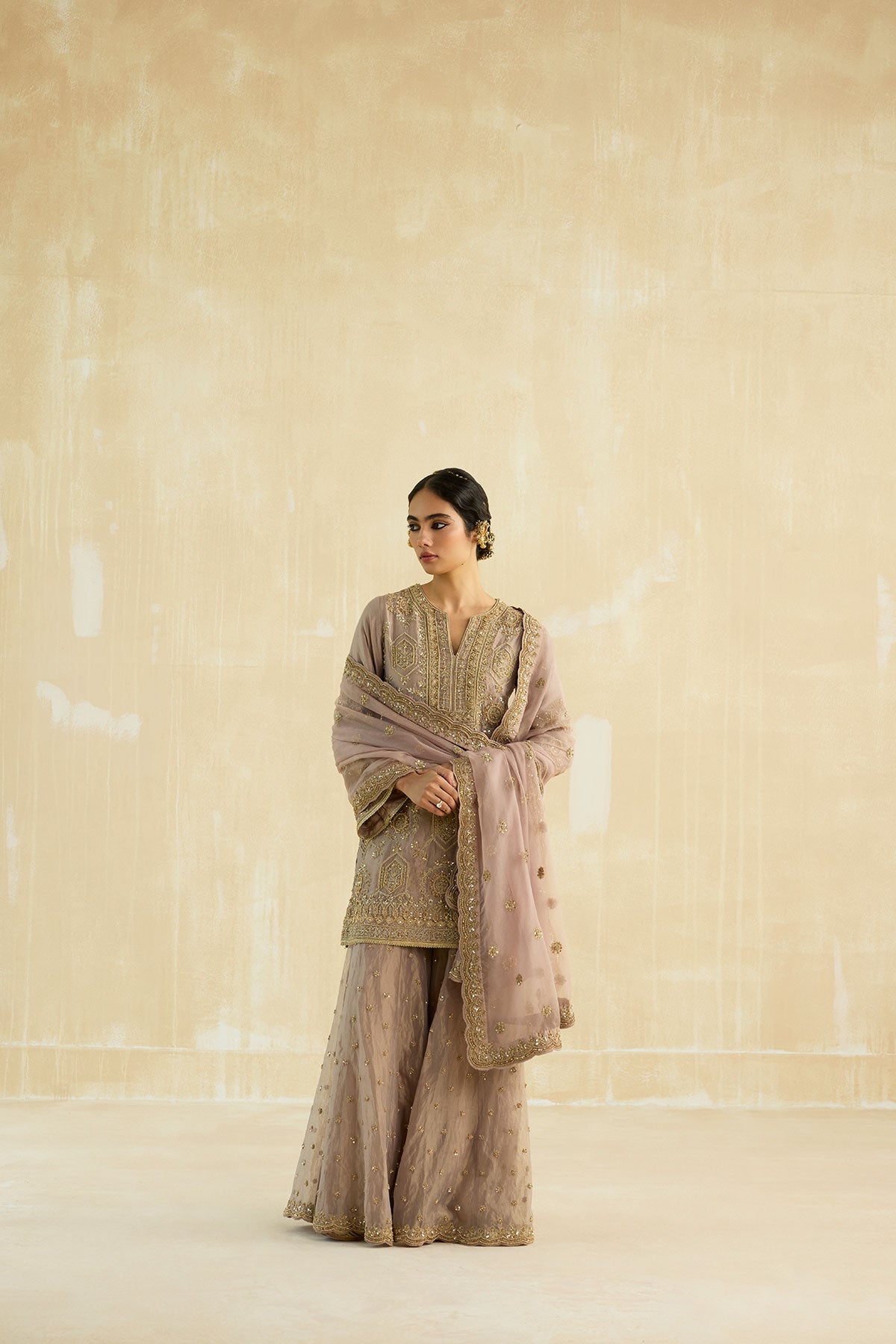 Golden Hour Gharara Set