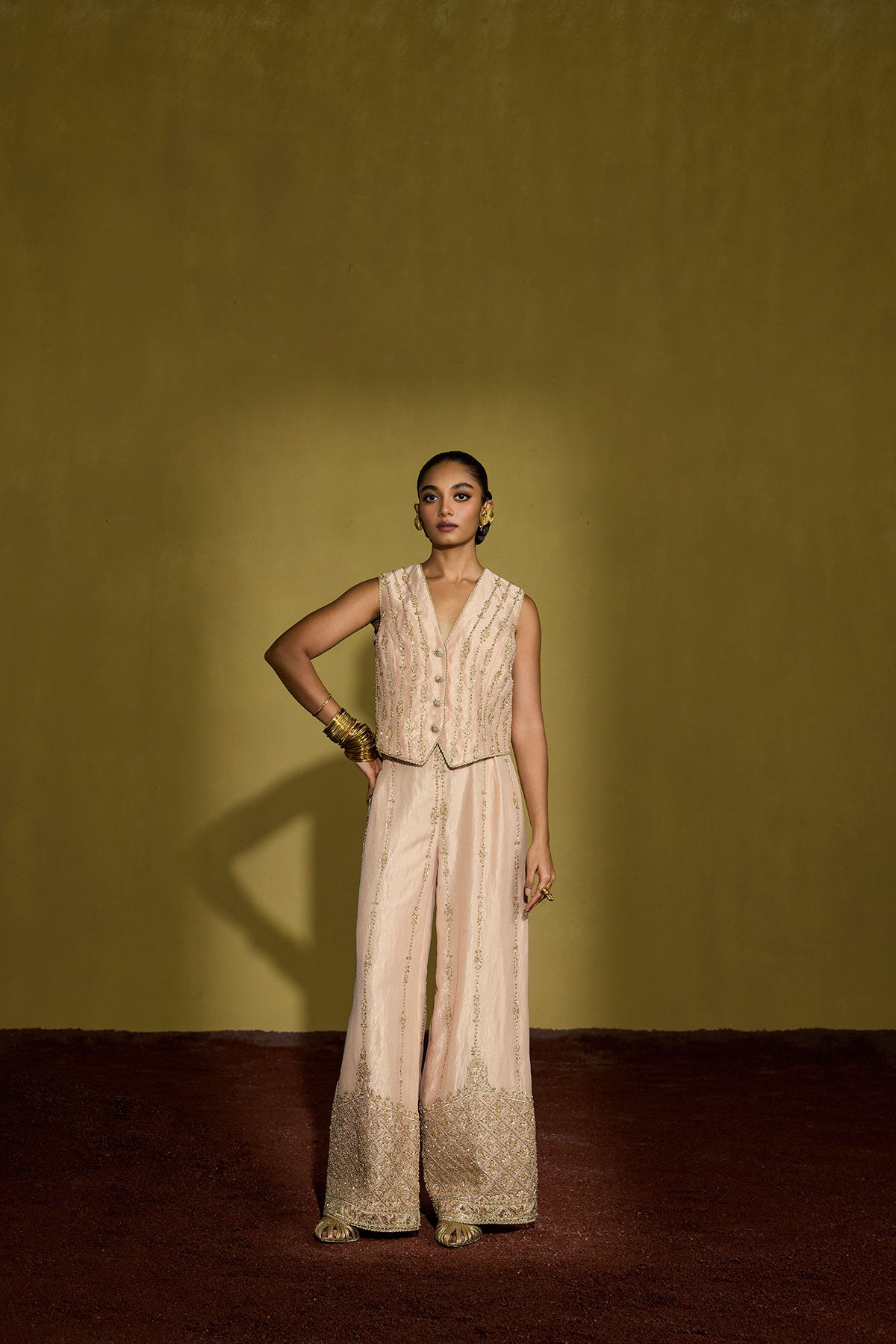 Nargis Waistcoat Set