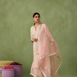 Ivory & Blush Pink Gota Salwar Set-RTS