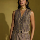 Laila Waistcoat Set