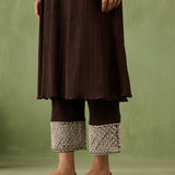 Cotton Gauze Parallel Yoke Kurta Set