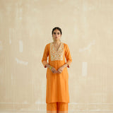 Double Yoke Gota Kurta Set