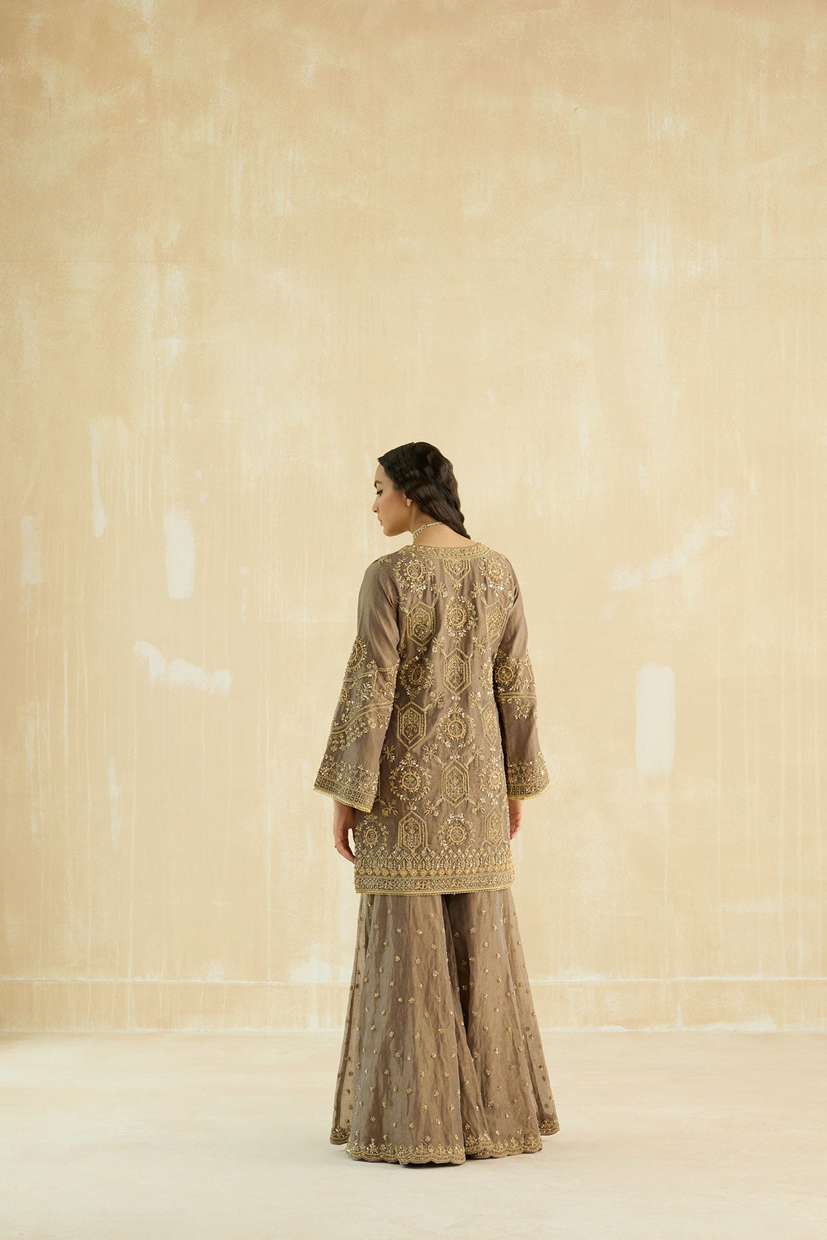 Golden Hour Gharara Set