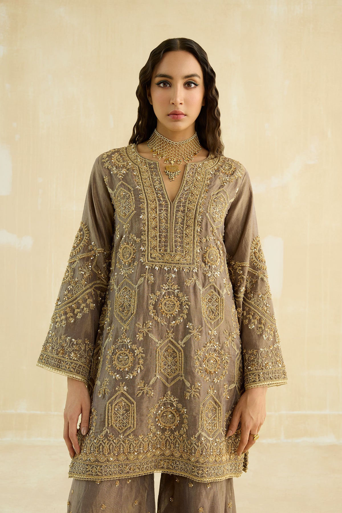 Golden Hour Gharara Set