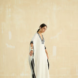 Ivory Mirror Kaftan