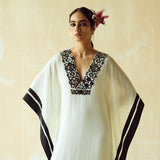 Ivory Mirror Kaftan