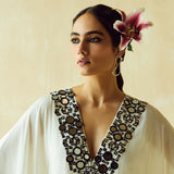 Ivory Mirror Kaftan