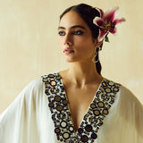 Ivory Mirror Kaftan