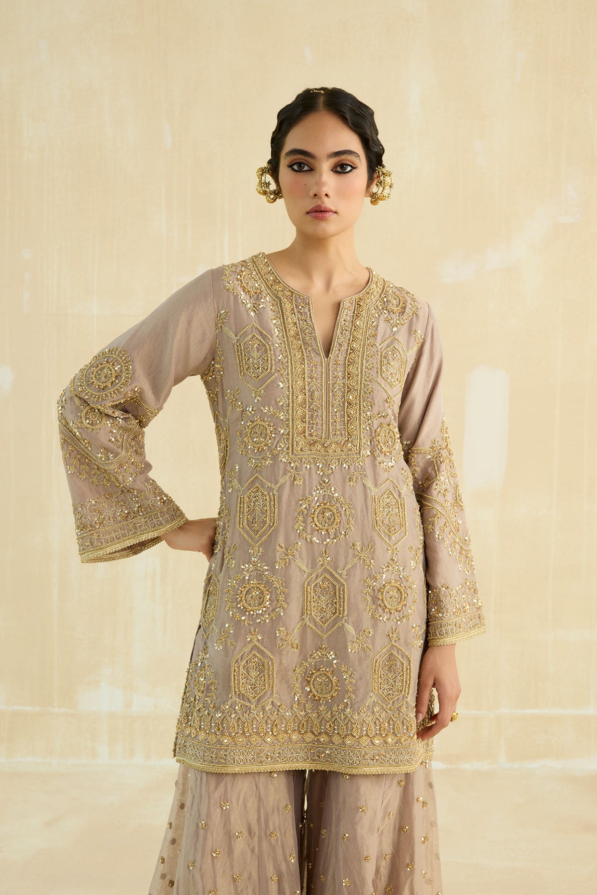 Golden Hour Gharara Set