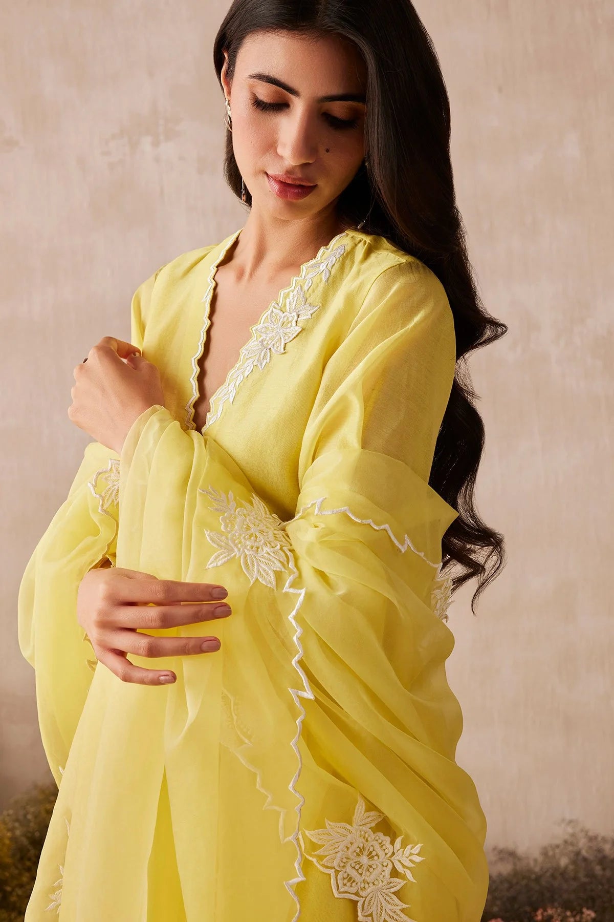 Lemon Breeze Kurta Set-RTS