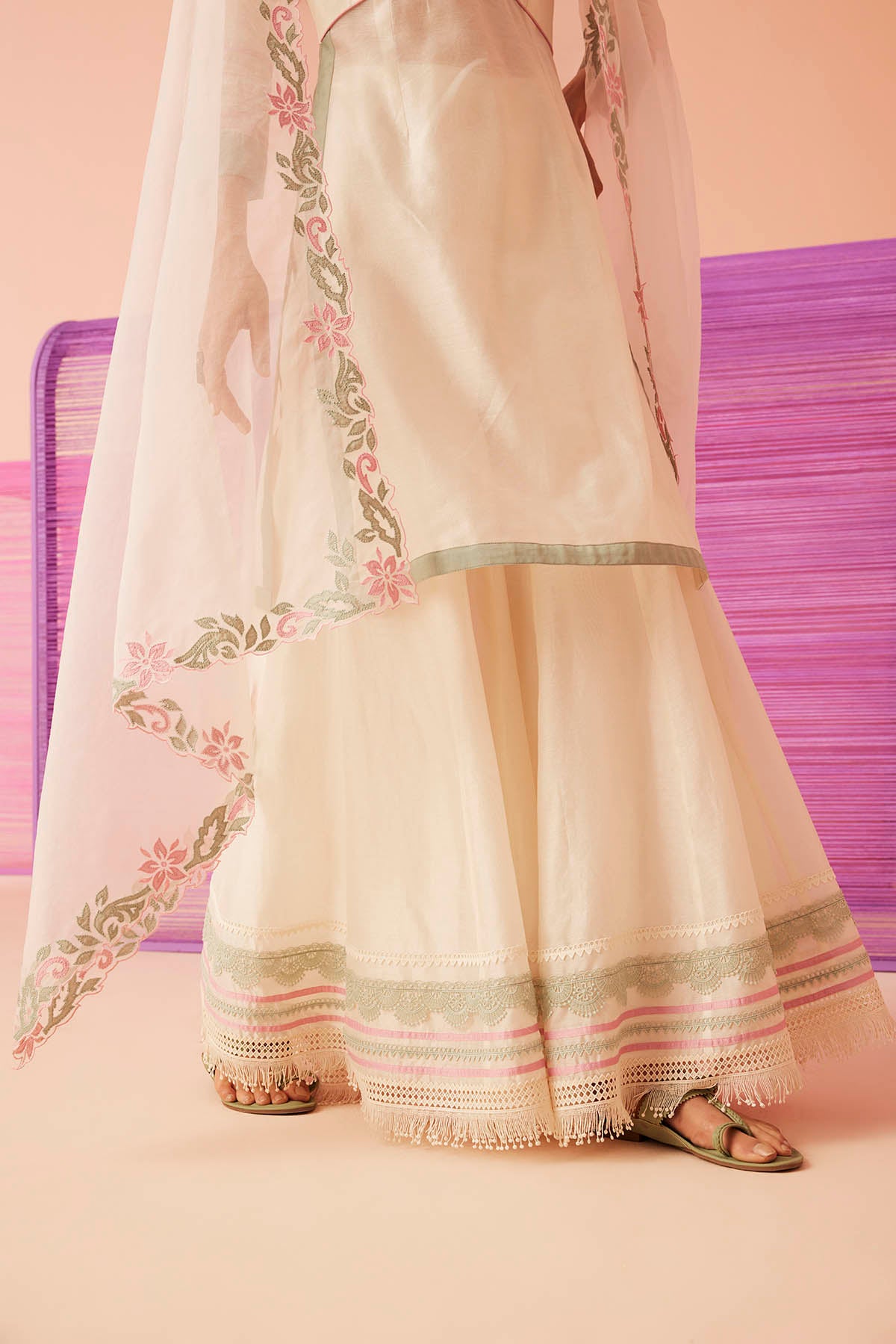 Serenity Ivory Gharara Set-RTS