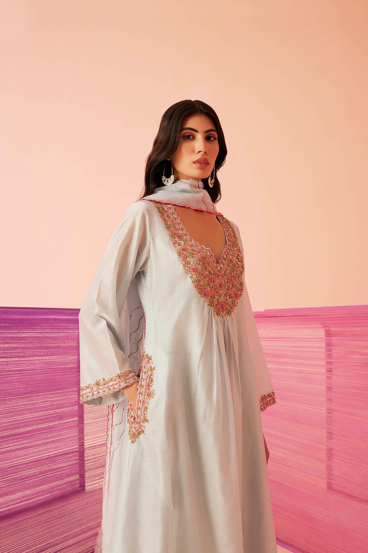 Summer in Kashmir Kurta Set