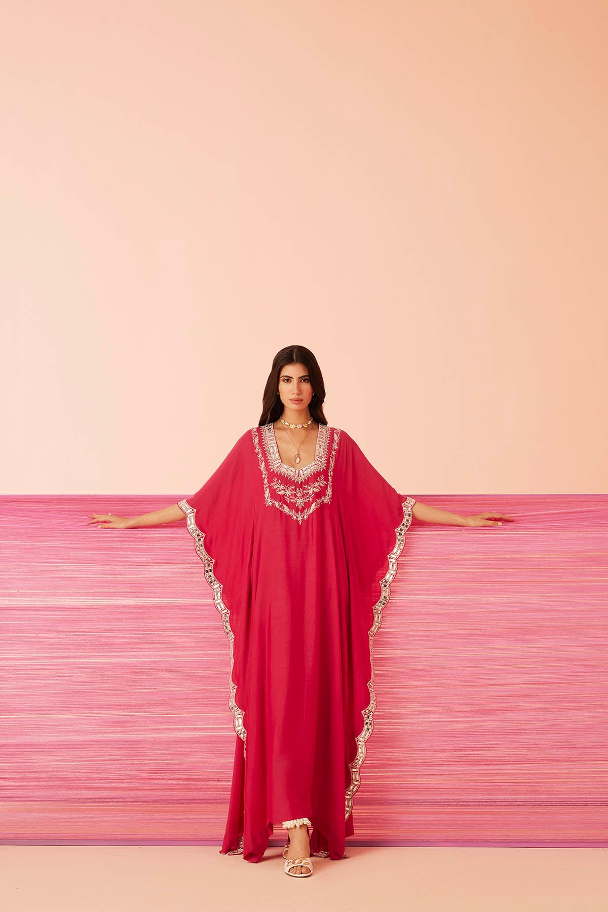 Melody Embroidered Kaftan-RTS