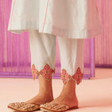 Summer Blooms V-Neck Kurta Set