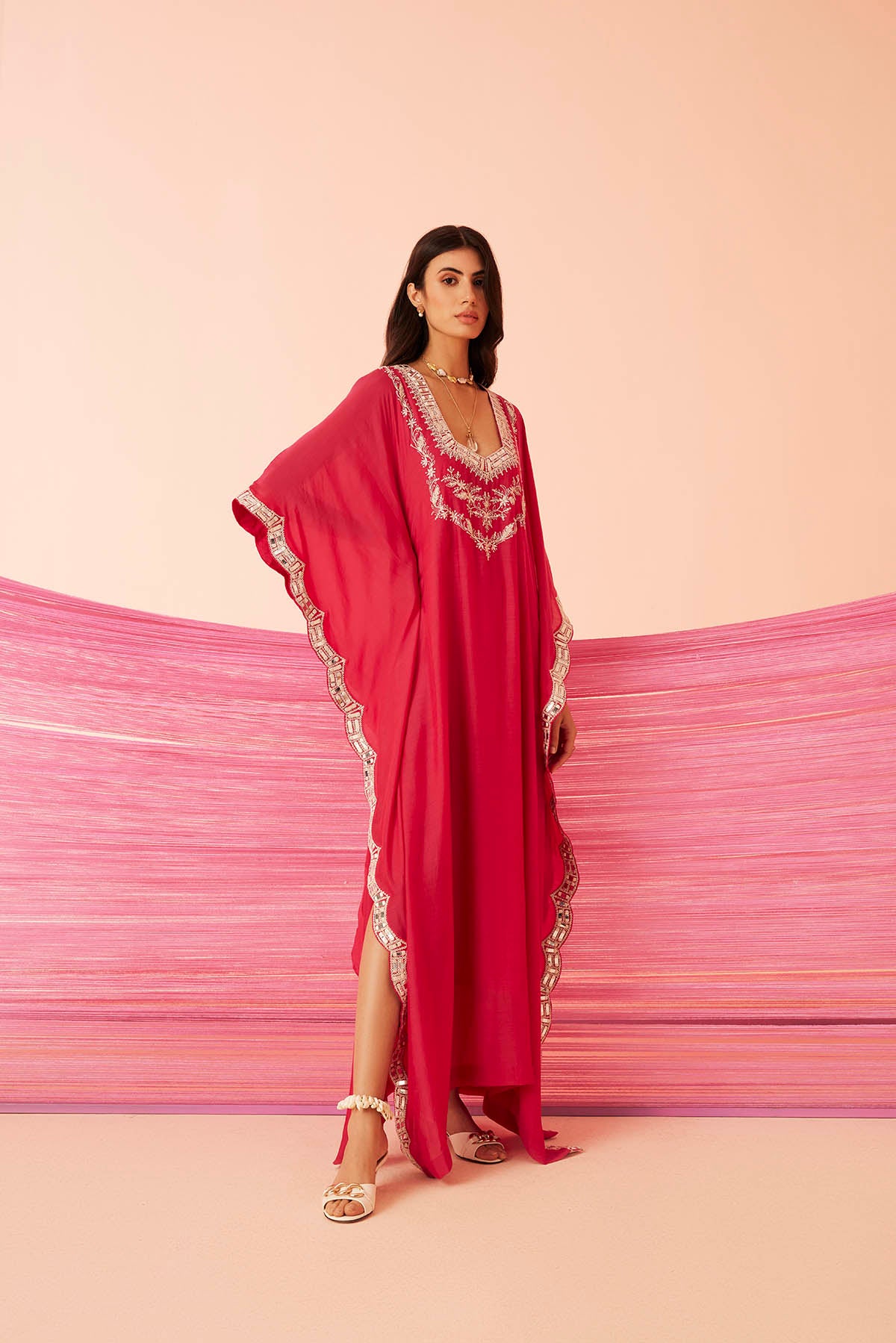 Melody Embroidered Kaftan-RTS